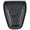 Bianchi 190-48HS: Handcuff Pouch Top Flap, STX Basket Weave, Black