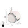 Wagner Design 01670501 Soft Furniture Castor Diameter 50 mm Height