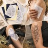 50 Hojas Papel Hectografico Tattoo,Papel Transfer Térmico para Tatuaje