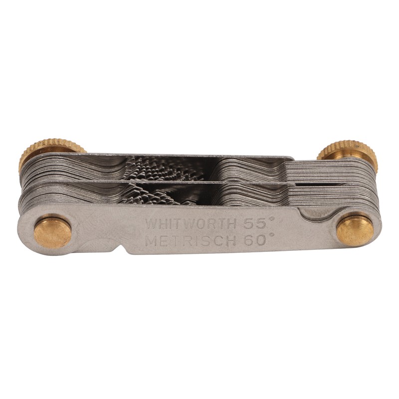 Thread Gauge 55° 60° 52 Blades Metric Imperial Stainless Steel