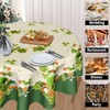 Granbey St. Patrick's Day Tablecloth Round - Spring Shamrock Table