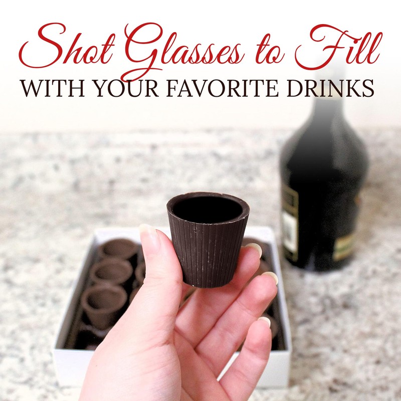 Lang's Chocolates – Dark Chocolate Shot Glasses – Dairy Free