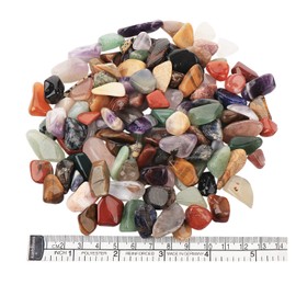 NKlaus Tumbled Stones Africa Mix 10-25 mm Gemstones Gemstones Healing Stone Colourful Gemstone Beads Natural Shape, Stone, mixture
