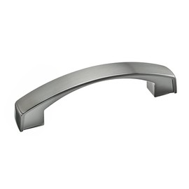 Richelieu Hardware BP825296195 Boisbriand Collection 3 3/4-inch (96 mm) Center-to-Center Brushed Nickel Transitional Cabinet and Drawer Pull Handle for Kitchen, Bathroom, and Furniture