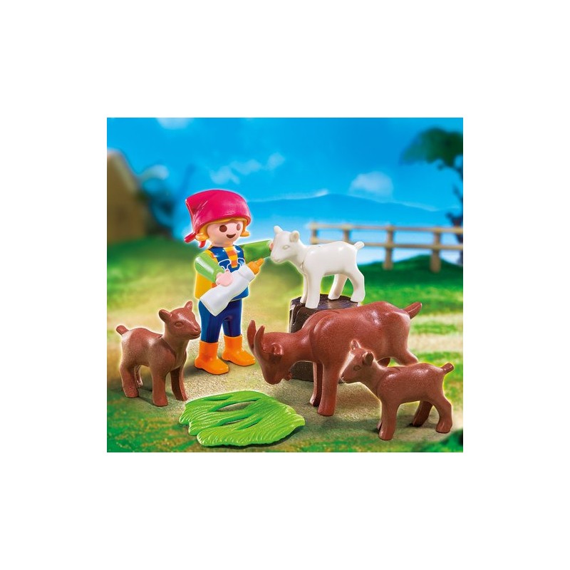 Playmobil Specials Plus Girl with Goats Figures