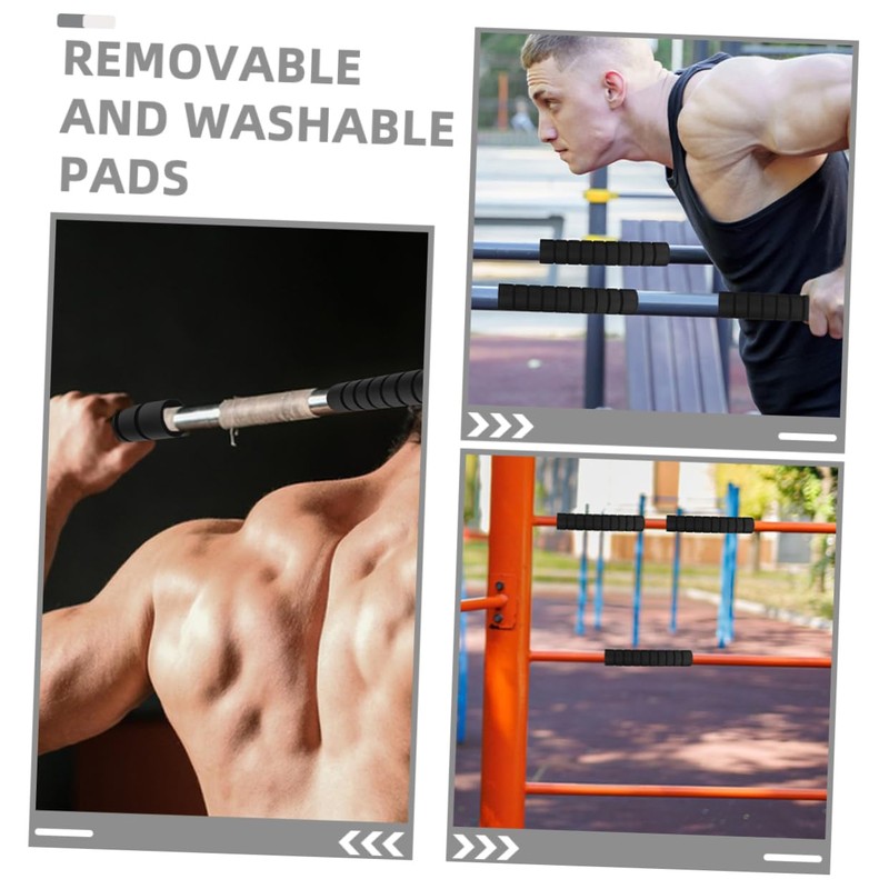 Sosoport Pull-up Bar Handle Pads Pcs Removable Washable Anti-Slip Sponge