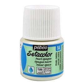 PEBEO 202-094 Setacolor Fabric Paint, Pearl Green