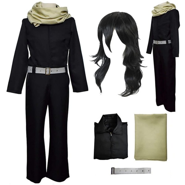 Aizawa Shouta Cosplay Costume Aizawa Cosplay Outfit Uniform Jumpsuit(A-WIG,XL)