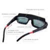 Auto Darkening Welding Goggles, Solar Welding Glasses Adjustable Comfort Welding