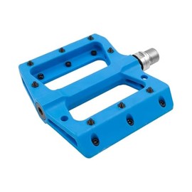 MVTEK Pedals Flat Bicycle Pedals Made of Thermoplastic Flat MTB Pedals Enduro Bicycle Pedals 111 x 105 x 21 mm Weight 340 g Bicycle Pedals with Flat Binding and Axle Made of Cr-Mo on Ball Bearings