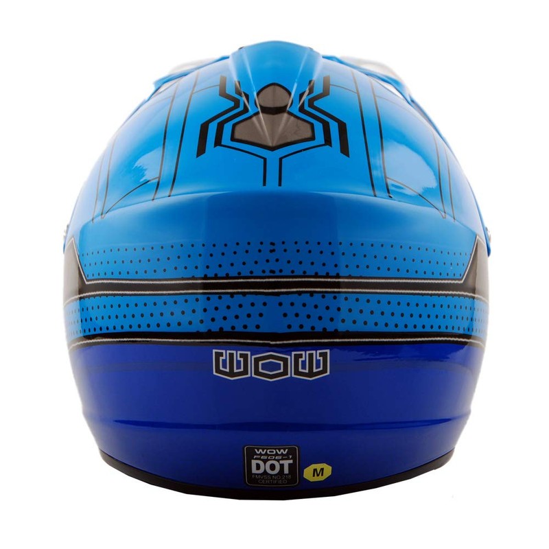 WOW Youth Kids Motocross BMX MX ATV Dirt Bike Helmet
