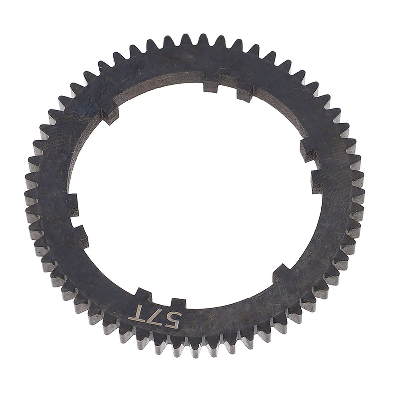 RC Gearbox Gear Black Smooth Rolling Increase Speed 57T Steel