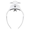 Rechargeable Headband Magnifier Hands Free Head Magnifying Glasses with 4