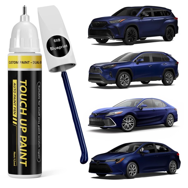 Pholeon ((8X8) Blueprint) Touch Up Paint for Toyota, Car Paint