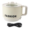 Electric Hot Pot 450W 1.8L Foldable Handle Even Heating Versatile