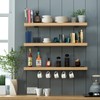 6 Pack Floating Shelf Bracket 6 Inch, Heavy Duty Hidden