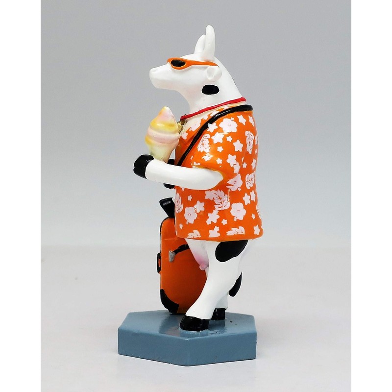 Cowparade Mini Cow - Vacation Cow (S) - resin, 6,5