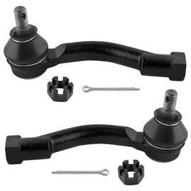 BOXI (Set of 4) 2x Front Inner Tie Rod Ends + 2x Front Outer Tie Rod Ends Kit Fit for Kia Sorento 2003 2004 2005 2006 2007 2008 2009 | Replace EV800040 ES800039 ES800042 EV800041