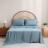 JSD Blue King Sheet Set with Side Pocket Corner Straps,