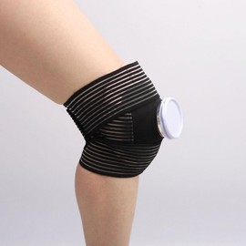 Knee foot soft elbow compress pack icing ice compress strap band Heat pack strap 2ea