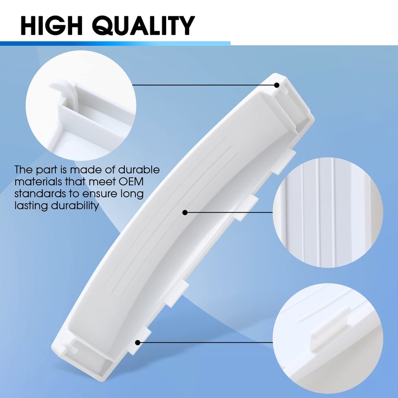 Dryer Door Handle for GE WE01X30378 White