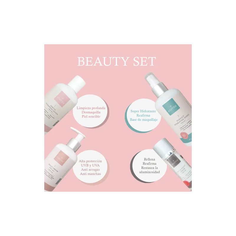 Única & Eterna Skincare Kit Para El Cuidado De La
