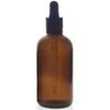 Braunglasflasche mit Pipette, leere braune Kosmetex Glasflasche, Pipettenflasche mit kompletter Pipettenmontur, 100 ml