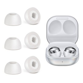 3 Paar Ersatz Ohrstöpsel für Galaxy Buds Pro, Galaxy Buds Pro Kopfhörer Aufsätze Noise Cancelling Ohrstöpsel, für Sport & Pendeln - mit Aufbewahrungsbox, Größe L - Grau