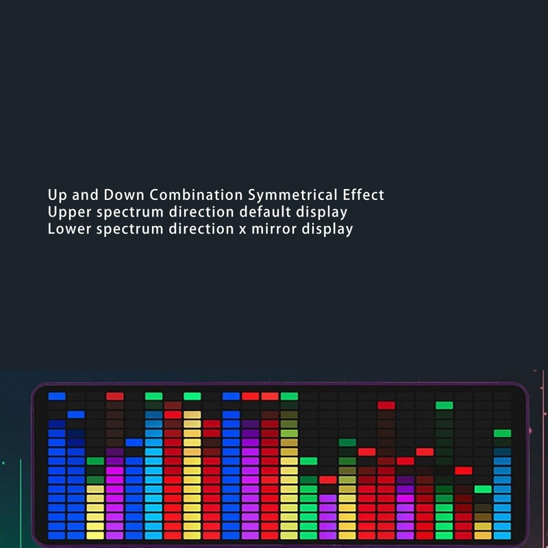 LED Spectrum Analyzer, LED Music Spectrum Colorful Display, 20 Dynamic