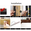 WOBANE Dual Motion Activated LED Strip Light,Rechargeable 16.4ft Light Strip,Battery