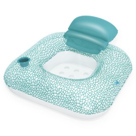 Bestway 43097-8 Ciambella poltrona gonfiabile da mare con portabicchiere