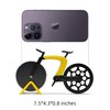 Aijohnny Bicycle Pizza Cutter Wheel with Holder, Robust Bicycle Shape
