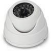 BW 2pcs Dummy Fake Surveillance Security CCTV Dome Camera With