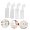 SAFIGLE 4Pcs Facial Brush with Bubble Bottle Dispenser for Gentle