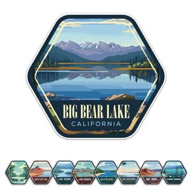 Generic Big Bear Lake Sticker - Waterproof Vinyl Decal for Car Bumper, Laptop, Water Bottle, Book Cases, Smartphones, Wall, and Window, Size - 5'' Longer Side
