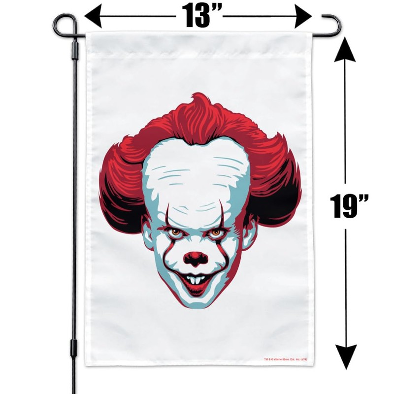 IT Pennywise Come Home Garden Yard Flag