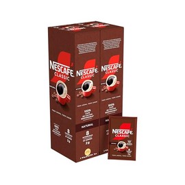 Nescafé Natural löslicher Kaffee, 2 Packungen x 50 Beutel à 2 g, insgesamt 200 g