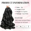 French Curl Braiding Hair Extensions 14 Inch pre stretched Braiding