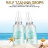 30ml Gotas Autobronceadoras, Aceite Corporal Bronceador Sin Sol (3.5*3.5*10.5cm)