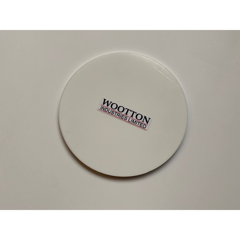 15mm Gloss White Round Disc Circle [3mm Thick] Perspex Acrylic