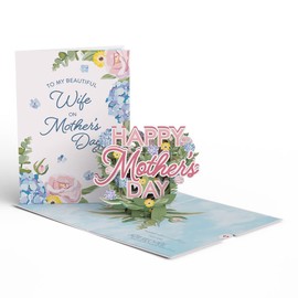 Lovepop Hydrangea For Wife Mother’s Day Card, 5 X 7 Pop Up Card, Thoughtful Card for Wife, Pop Up Flowers