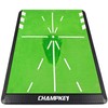 CHAMPKEY Heavy-Duty Golf Hitting Mat - Swing Path Feedback Golf