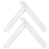 ITROLLE 2PCS Silver Folding Step Ladder Hinge Replacement Kit Aluminum