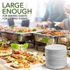 Ask Packaging 100 Paper Plates 23cm - 9 inch Disposable