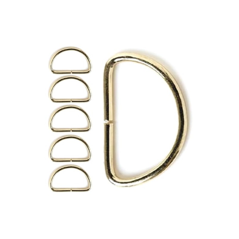 Metal D Rings 20mm Gold Plated Split D Ring Curtain