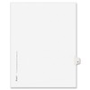 Avery Legal Dividers, Premium Individual Tab Titles, Letter Size, Side Tabs, 43, 25 Pack (01043)
