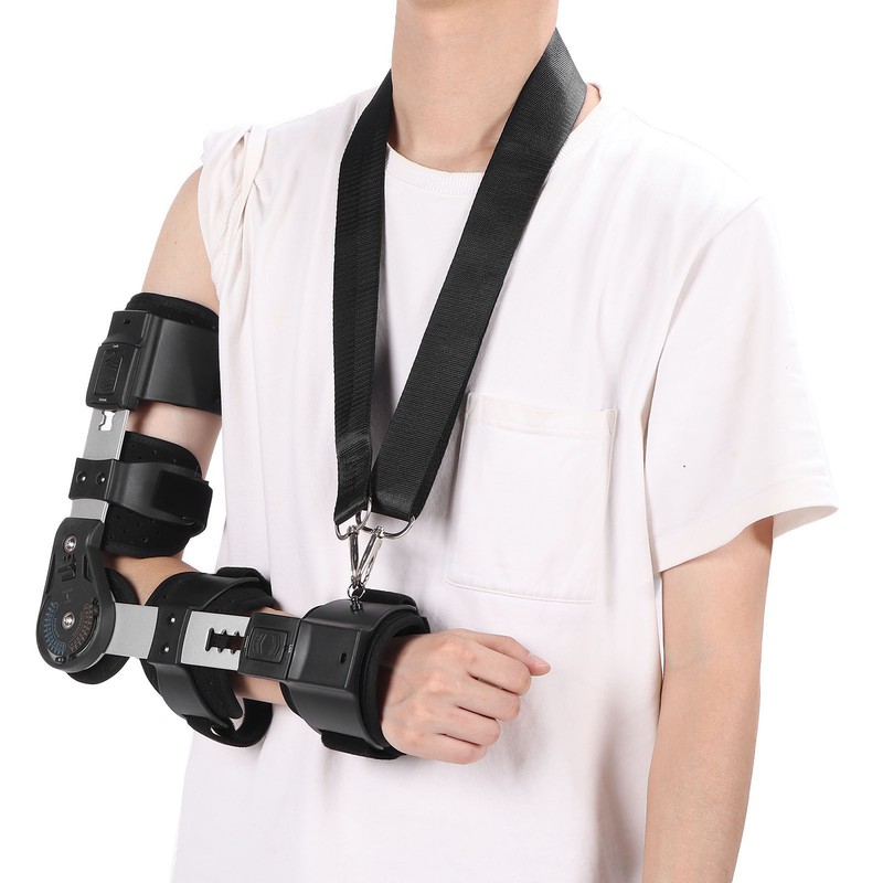 Elbow Support Brace Adjustable Arm Injury Recovery Elbow Brace Stabilizer