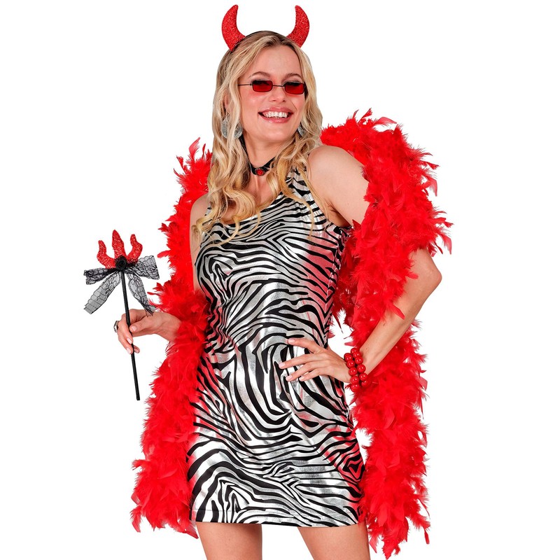 Widmann Feather Boa, red