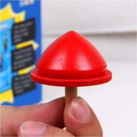 YeahiBaby Wooden Spinner Traditional Wooden Toy Children Set of 4 (Colourful)