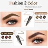 Ruicen Microblading Eyebrow Pen-Upgraded Eye Brow Pencils for Women Brown